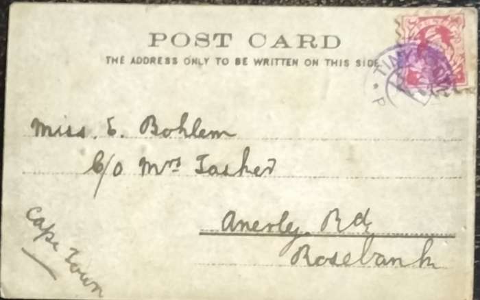 Vintage Miniature Post card (7cm x 4.5cm)