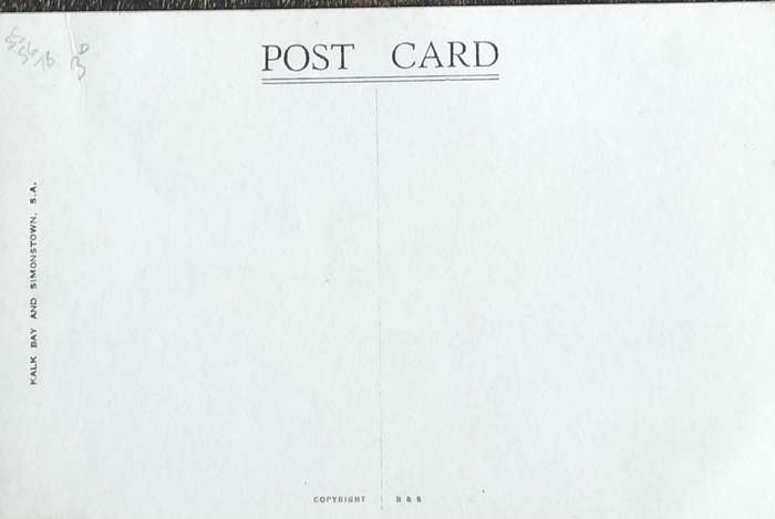 Vintage picture post card - Kalkbay (unused)