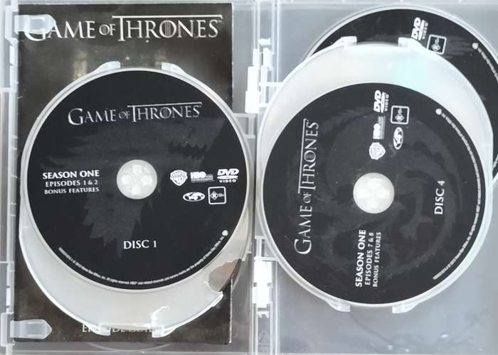 DVD - Game of Thrones - Season 1 set (5 discs)