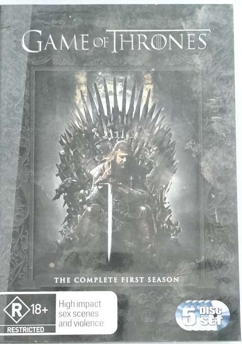 DVD - Game of Thrones - Season 1 set (5 discs)