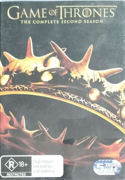 DVD - Game of Thrones - Season 2 set (5 discs)