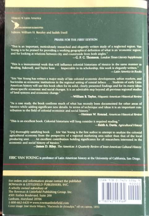 Hacienda and market in eighteenth-century Mexico (2nd ed) Young -2006