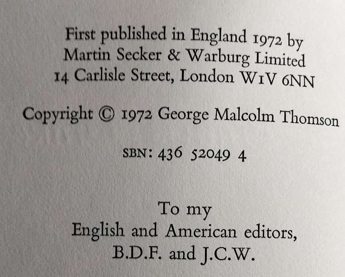 Sir Francis Drake (Thomson - 1972)