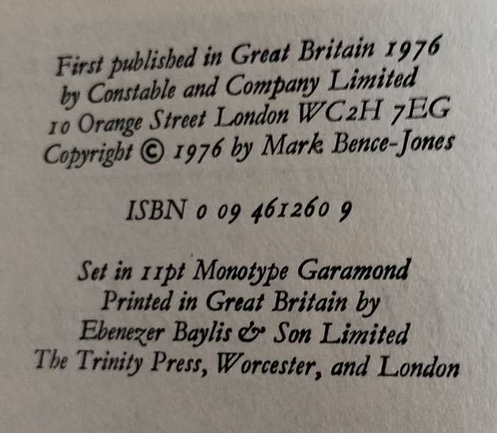 The Cavaliers (Bence-Jones 1976)