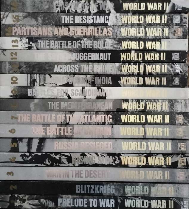 World War 2 Time Life Books (complete set of 16 volumes) - 1981