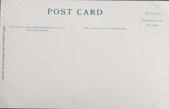Antique Post card - Johannesburg - Doornfontein Park
