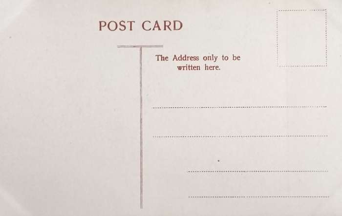 Antique Post card - Durban - Riksha pullers
