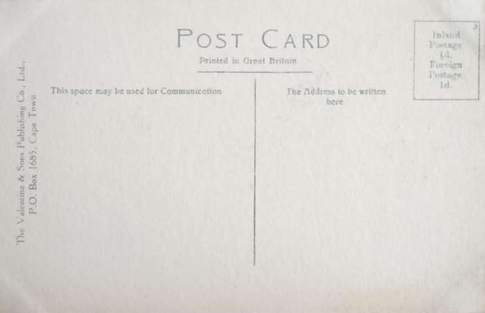 Antique Post card - Cape Town - Strand Street