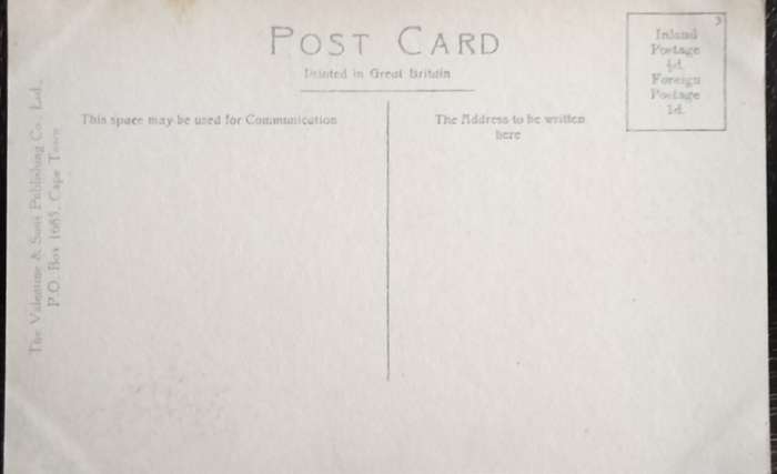 Antique Post card - Cape Town - Castle entrance