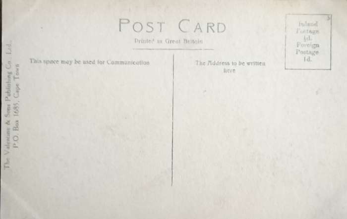 Antique Post card - Cape Town - Darling Street