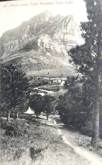 Antique Post Cards - South Africa - Kloof corner Table mountain - Cape Town
