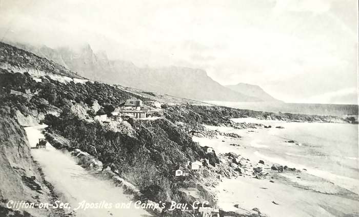 Antique Post Cards - South Africa - Clifton on Sea, Apostles and Camp's Bay