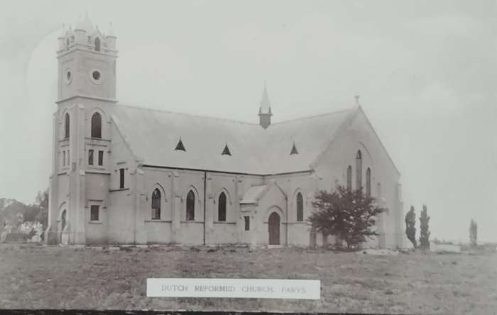 Vintage Post card - South Africa - Parys Dutch Reformed Church