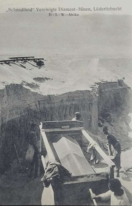 German South West Africa mining post card (Luderitzbucht)