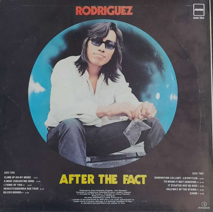 Vintage Vinyl / LP / Record - After the fact (Rodriguez)
