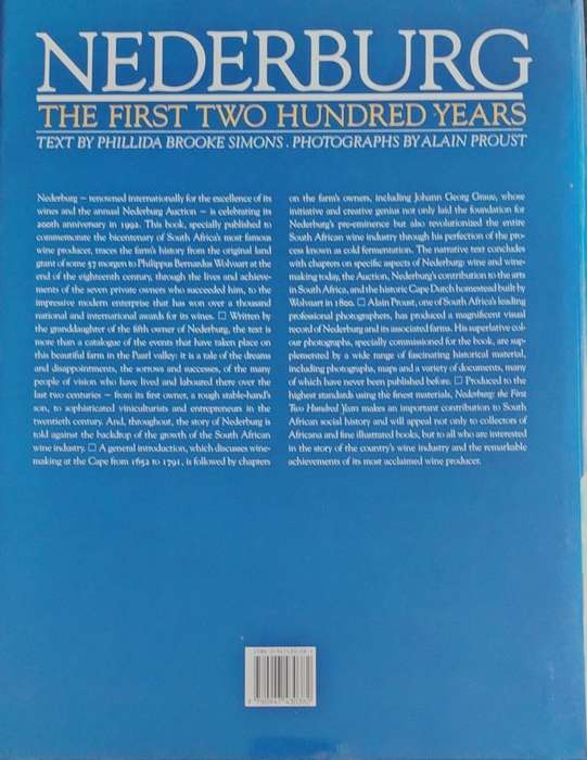 Nederburg - the first two hundred years (1992) - cased