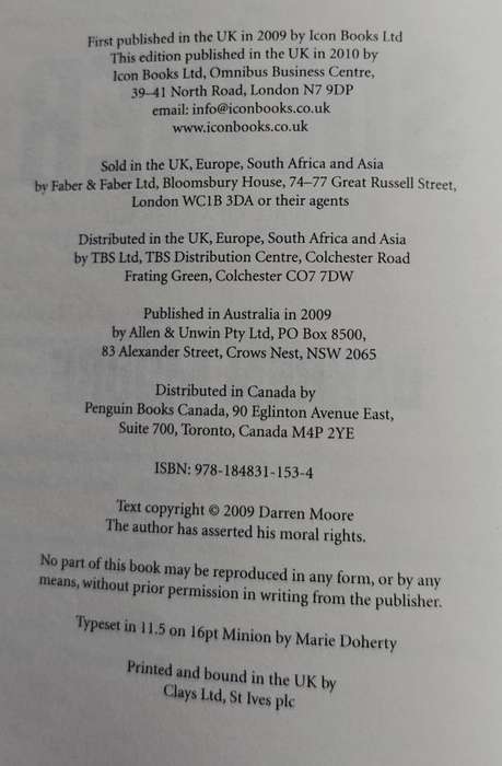 The soldier - A history of courage, sacrifice and brotherhood (Moore - 2009)