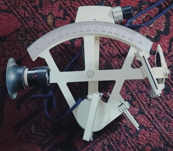Vintage Freiberger Yacht Sextant (1980 - Boxed) - Maritime Navigation - Brochure Included
