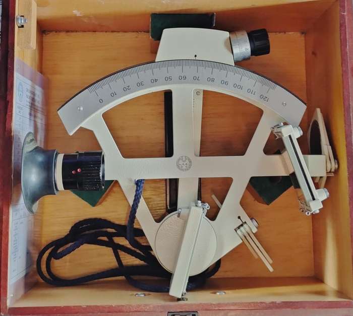 Vintage Freiberger Yacht Sextant (1980 - Boxed) - Maritime Navigation - Brochure Included