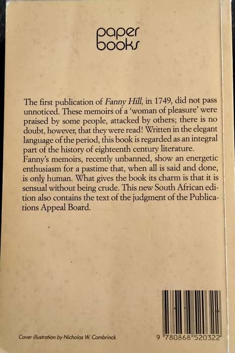 Fanny Hill - Memoirs of a woman of pleasure (Cleland 1986)