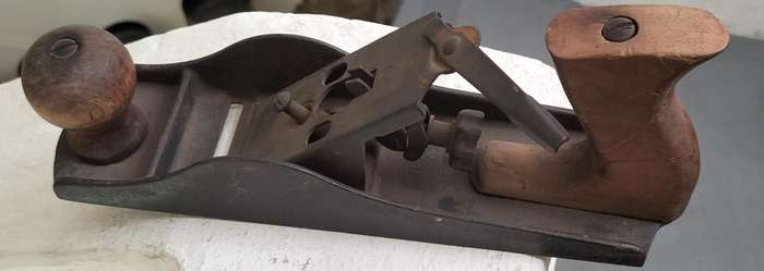 Vintage wood plane - Unusual - Carcass - Made in USA - No5?