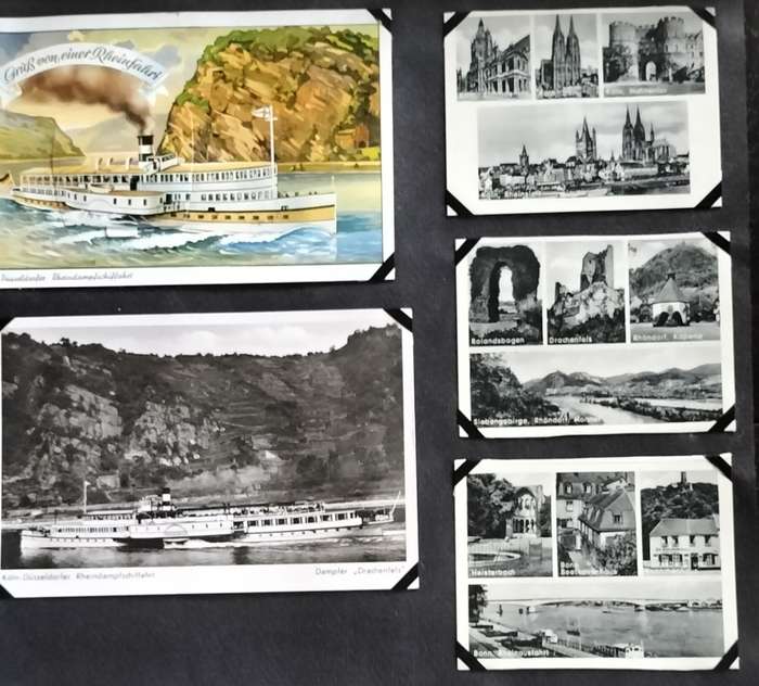Destructed post card / photo album - European scenes (180+)