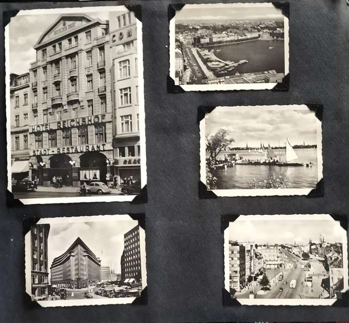 Destructed post card / photo album - European scenes (180+)