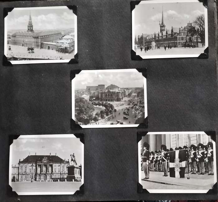 Destructed post card / photo album - European scenes (180+)