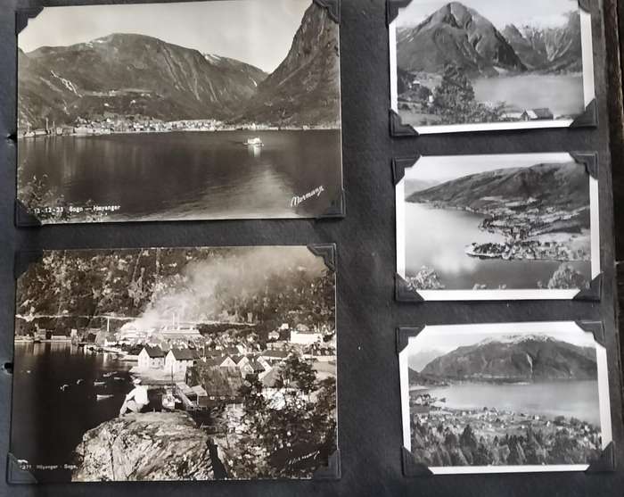 Destructed post card / photo album - European scenes (180+)
