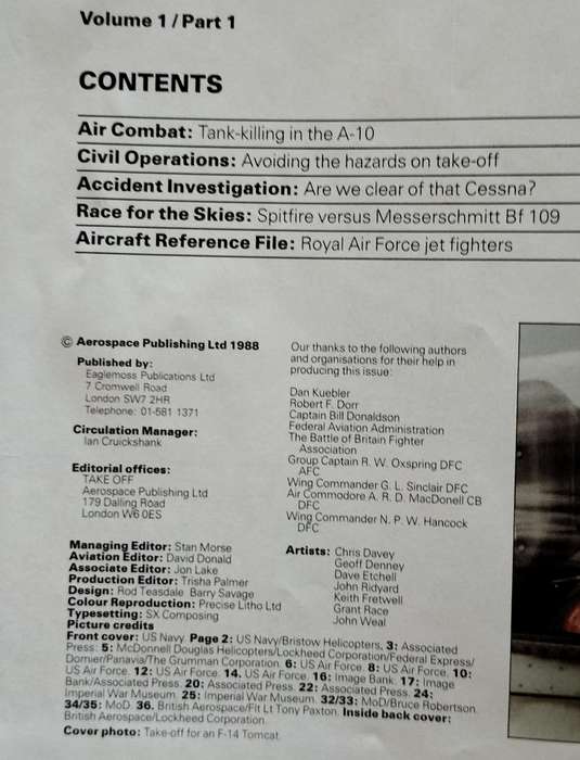 Take Off - Experience the world of Aircraft  (weekly issues - No 1 to 132 bound in 11 volumes)