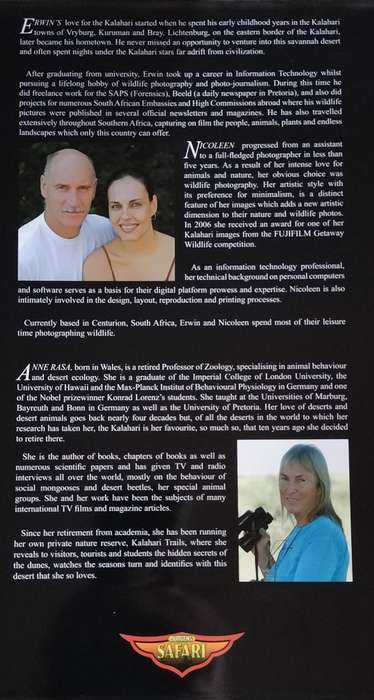 Kalahari - Magnificent Desert - photographs by Erwin and Nicoleen Niemand (2007)