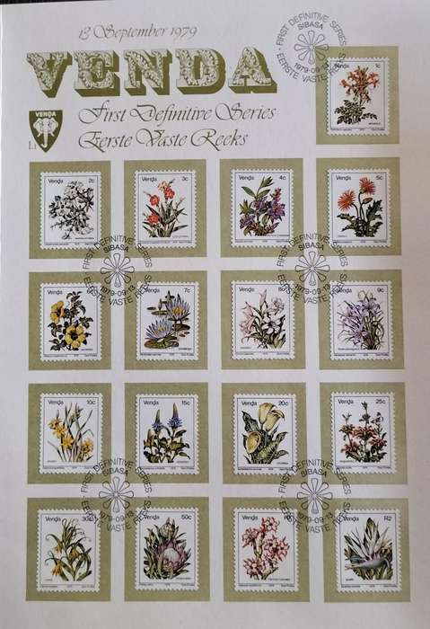 Venda - first definitive series FDC 1979