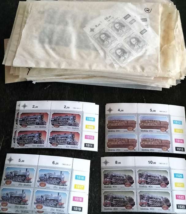 Stamps - RSA control blocks - mix of 90 sleeves
