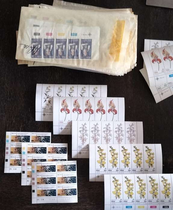 Stamps - RSA control blocks - mix of 90 sleeves