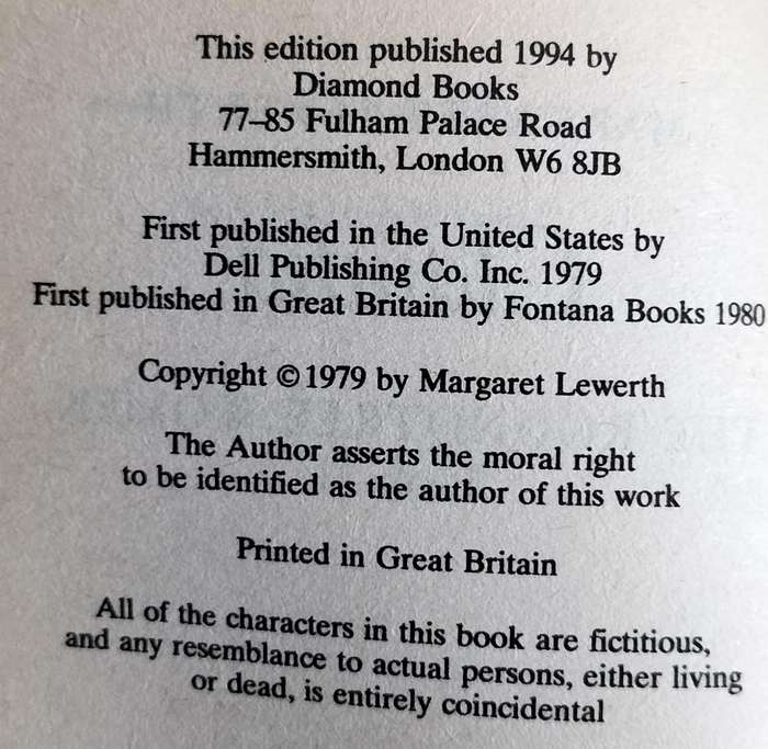 Claudia - the Roundtree women - Book II (Lewerth - 1994)