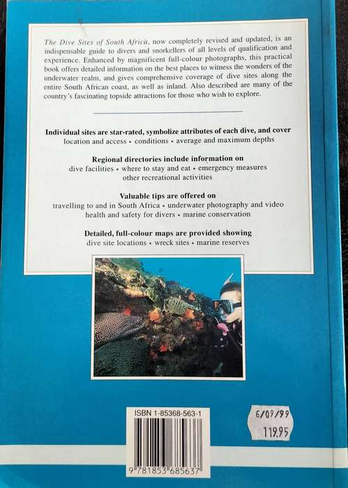 The Dive sites of South Africa (Koornhof - 1997)