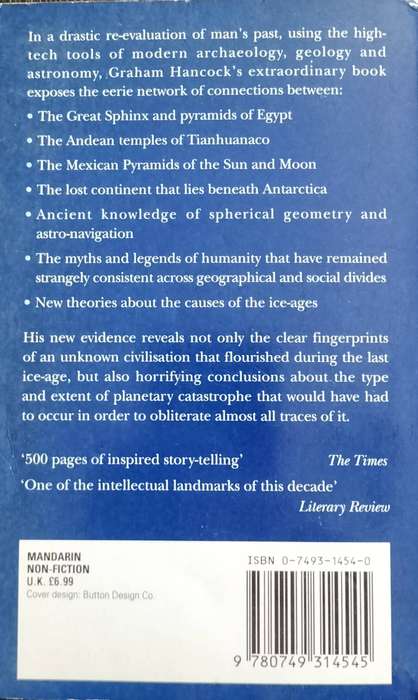 Fingerprints of the Gods - A quest for the beginning and the end (Hancock - 1995)