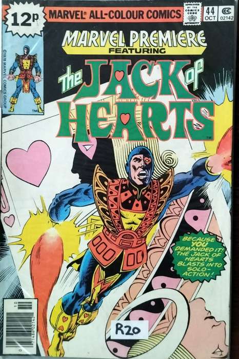 Vintage Marvel Comic - The Jack of Hearts #44