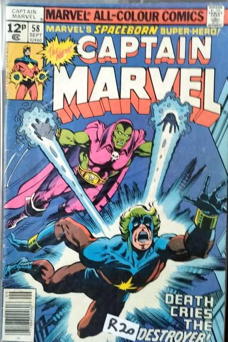 Vintage Marvel Comic - Captain Marvel #58