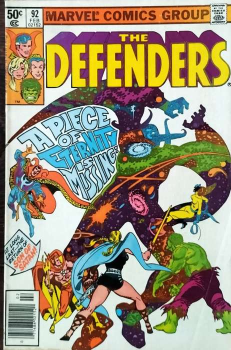 Vintage Marvel Comic -The Defenders #92
