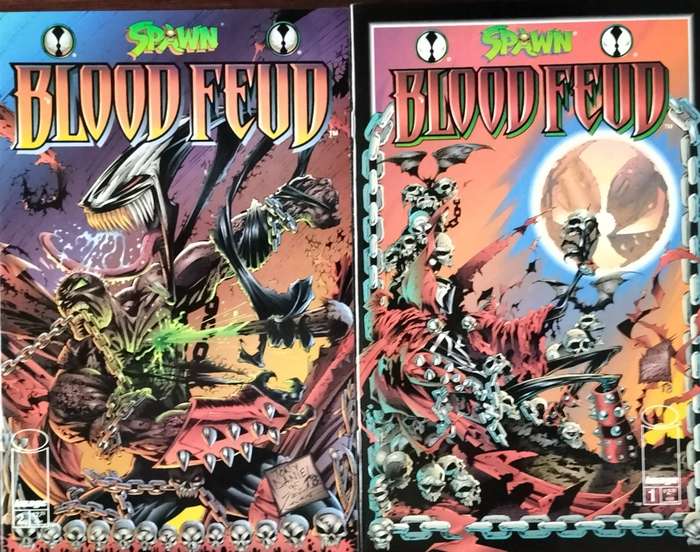 Vintage Image Comic - Spawn - Blood Feud (No 1 - 4)