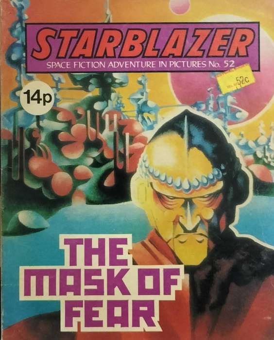 Starblazer comic #52 - The mask of fear
