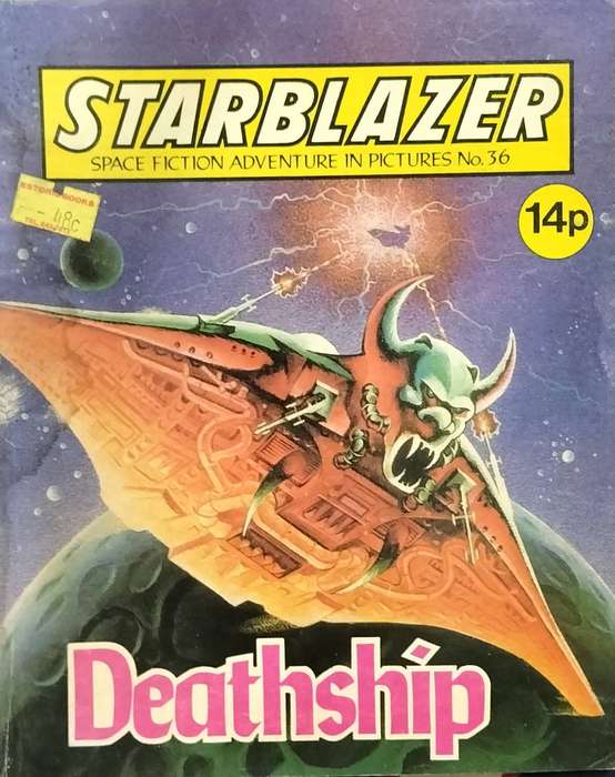 Starblazer comic #36 - Deathship