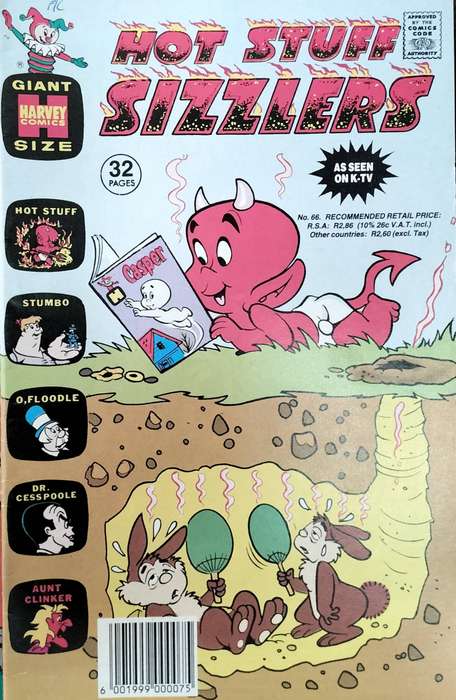 Vintage Harvey Comic - Hot stuff sizzlers #66