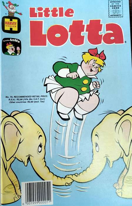 Vintage Harvey Comic - Little Lotta #70