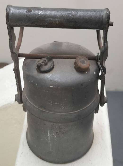 Vintage carbide lamp without reflector