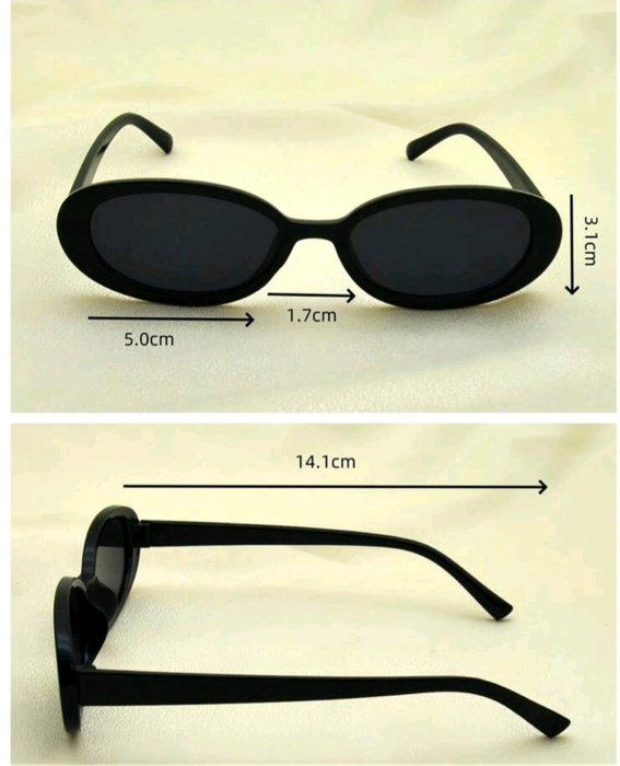 Tortoiseshell Oval Fashion Sunglasses - Set 2pc
