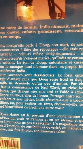 Books -  Douce Amere , Danielle Steel in  French ( paperback )