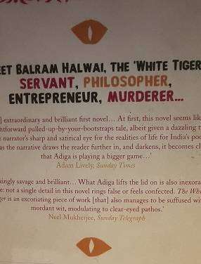 Books : The White Tiger , Armand Adiga ( paperback )