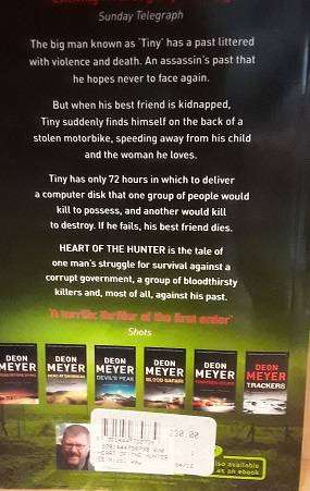 Books :   Heart of the Hunter , Deon Meyer  ( paperback )